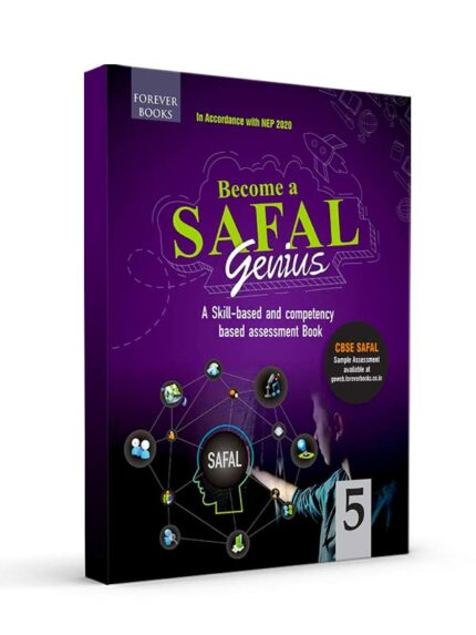 Forever Books Become a Safal Genius General Aptitude & Reasoning Book Based on Skill And Competency Assessment For Class 5 [Paperback] [2022] CA Dr Rajeev Gupta