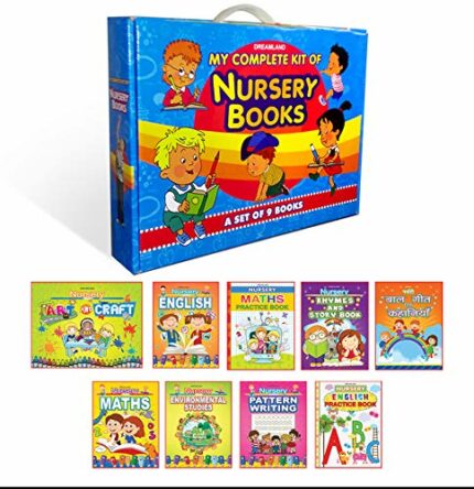My Complete Kit of Nursery Books Pack - A Set of 9 Books| Preschool Books for Children Age 2 -5 Years | Art & Craft English Maths Environmental ... Rhymes & Story Book Balgeet Evam Kahaniyan