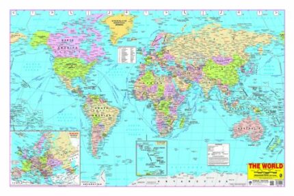 World Map - Laminated Both Sides