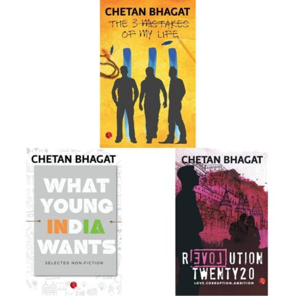 Chetan Bhagat Combo - 3 Mistakes of My Life, Revolution Twenty20, What Young India Wants (Set of 3 books)?