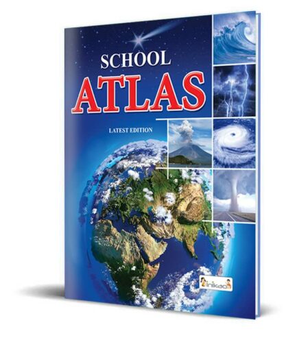 School Student World Atlas Map Book English Latest Edition from InIkao