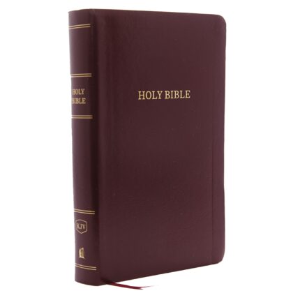 KJV  Reference Bible  Personal Size Giant Print  Leather-Look  Burgundy  Red Letter  Comfort Print: Holy Bible  King James Version