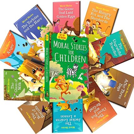 Moral Stories for Children -Set of 10 Illustrated Story Books (Packed in a Gift Box)?