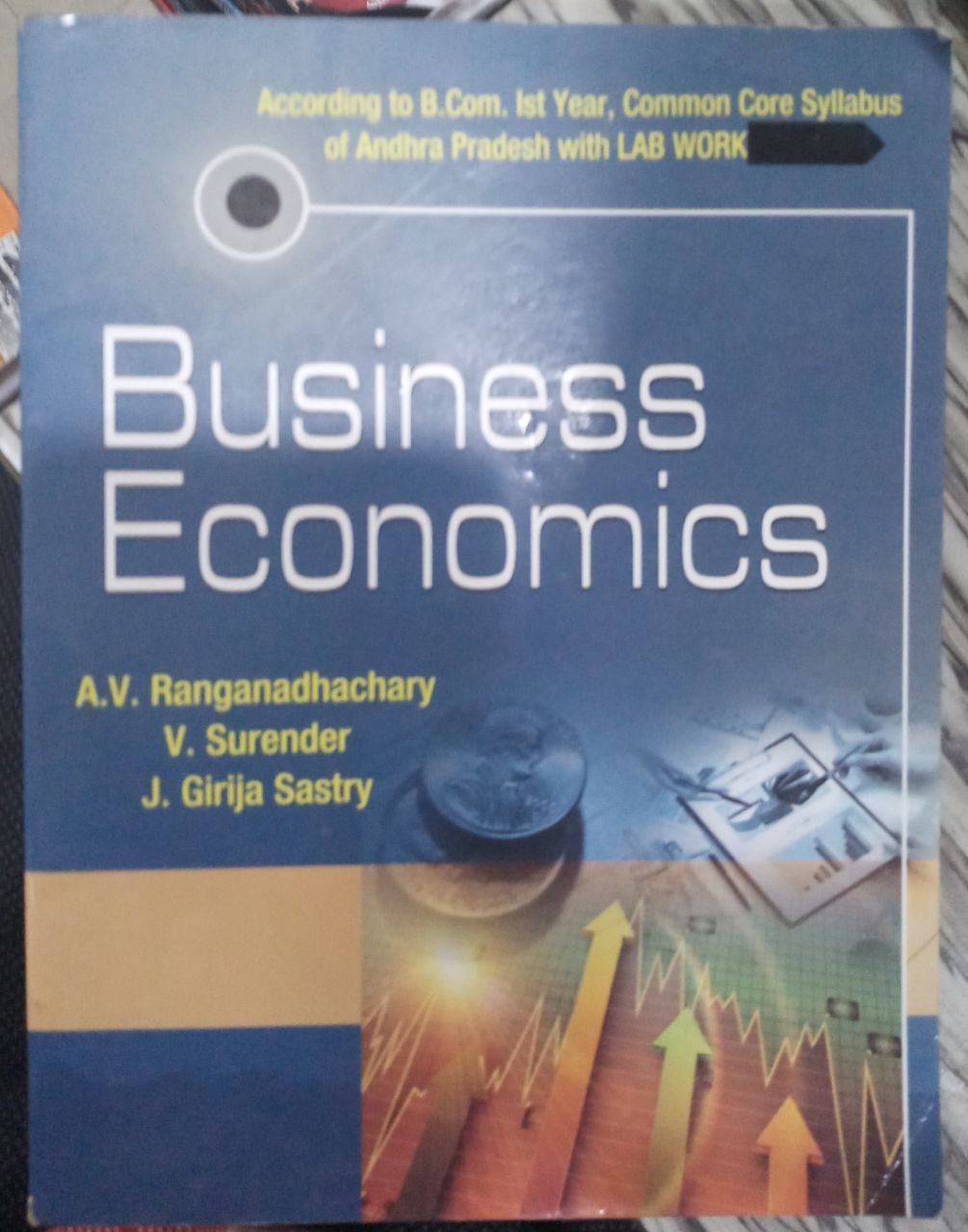 Version 1.0.0 Business Economics with Lab Work B.Com 1st year (AP) - Image 1