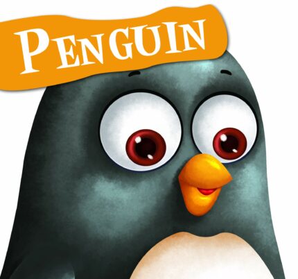 Board Book : Penguin ( Animals and Birds ) - Cutout Board Books