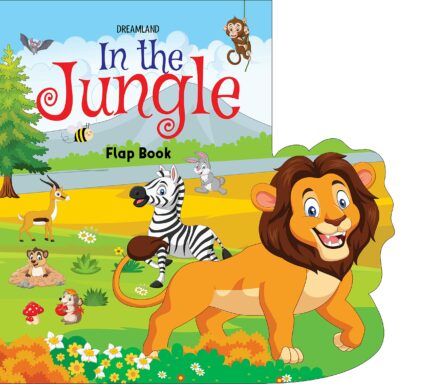 In the Jungle - Lift The Flap Book with Bright and Colourful Pictures- Early Learning Book for Children Age 3-6 Years