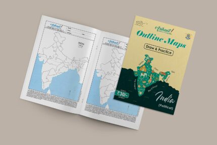 Arihant Outline Map of India - Political (Set of 3 Booklet) | 24 Maps in One Booklet?