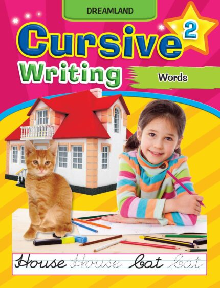 Words Cursive Writing Book 2 for Children Age 3 - 5 years - Handwriting Practice Book