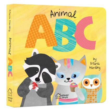 Animal ABC Board Book ? Illustrated A to Z Alphabet Book for Kids | Animal Book with Pictures | Bold Text | Soft Round Edges | Child-friendly Material | Easy To Hold Early Learning ABC Book for Children |Age 3 Years?Board book