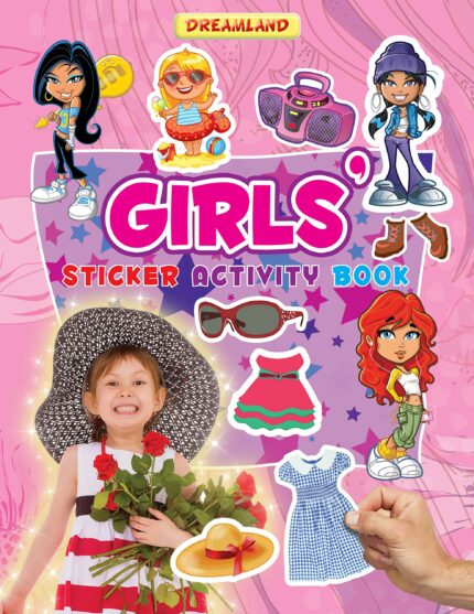 Girls Sticker Activity Book for Children Age 3-6 years - Colourful Pictures  Stickers and Fun Activities